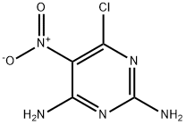 6-CHLORO-5-NITROPYRIMIDINE-2,4-DIAMINE Struktur