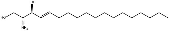 L-ERYTHRO-SPHINGOSINE Struktur