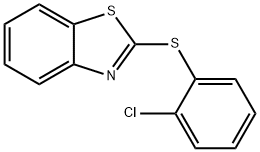 2-(2-CHLOROPHENYLSULFANYL)BENZOTHIAZOLE Struktur