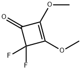 2-Cyclobuten-1-one,  4,4-difluoro-2,3-dimethoxy- Struktur