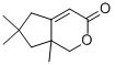 6,6,7A-TRIMETHYL-5,6,7,7A-TETRAHYDROCYCLOPENTA[C]PYRAN-3(1H)-ONE Struktur