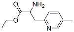 2-Pyridinepropanoicacid,alpha-amino-5-methyl-,ethylester(9CI) Struktur