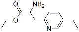 2-Pyridinepropanoicacid,alpha-amino-5-ethyl-,ethylester(9CI) Struktur