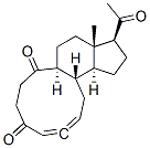 (4R)-5,10-seco-19-norpregna-4,5-diene-3,10,20-trione Struktur