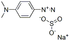 sodium p-(dimethylamino)benzenediazonium sulphite Struktur