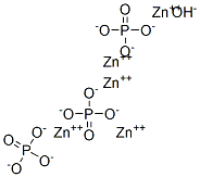 pentazinc hydroxide tris(phosphate) Struktur