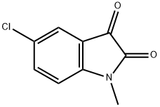 5-chloro-1-methyl-1H-indole-2,3-dione Struktur