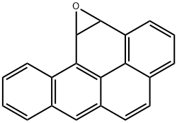 benzo(a)pyrene 11,12-oxide Struktur