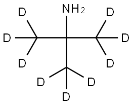 TERT-BUTYL-D9-AMINE Struktur