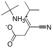 TERT-BUTYLAMMONIUM (Z)-3-CYANO-5-METHYLHEX-3-ENOATE Struktur