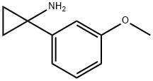 1-(3-METHOXYPHENYL)CYCLOPROPANAMINE Struktur