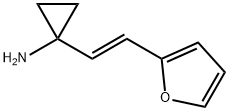 (E)-1-(2-(FURAN-2-YL)VINYL)CYCLOPROPANAMINE Struktur