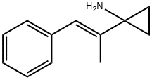 (E)-1-(1-PHENYLPROP-1-EN-2-YL)CYCLOPROPANAMINE Struktur