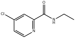 N-ETHYL-4-CHLORO-PYRIDINE-2-CARBOXAMIDE Struktur