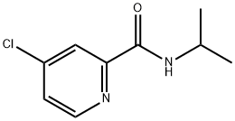 4-CHLORO-N-ISOPROPYL-PYRIDINE-2-CARBOXAMIDE Struktur