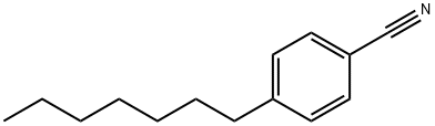 4-N-HEPTYLBENZONITRILE Struktur