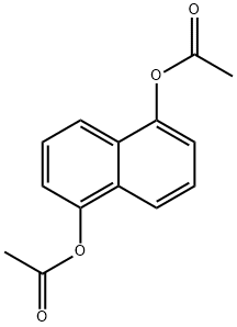 1,5-naphthylene di(acetate) Struktur