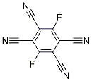 1,2,4,5-Benzenetetracarbonitrile, 3,6-difluoro- Struktur