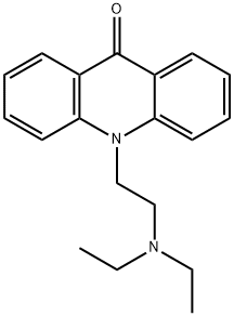 10-(2-(Diethylamino)ethyl)-9(10H)-acridinone Struktur