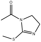 1H-Imidazole, 1-acetyl-4,5-dihydro-2-(methylthio)- (9CI) Struktur