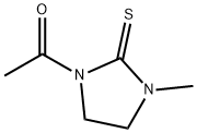 2-Imidazolidinethione, 1-acetyl-3-methyl- (9CI) Struktur