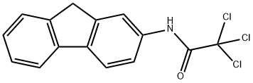 N-(9H-Fluoren-2-yl)-2,2,2-trichloroacetamide Struktur