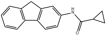 N-(9H-fluoren-2-yl)cyclopropanecarboxamide Struktur