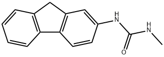 1-(9H-Fluoren-2-yl)-3-methylurea Struktur