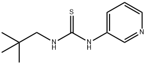 1-tert-Pentyl-3-(3-pyridinyl)thiourea Struktur