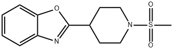 Benzoxazole, 2-[1-(methylsulfonyl)-4-piperidinyl]- (9CI) Struktur