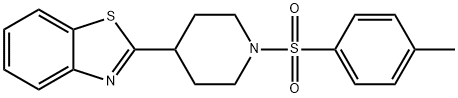 Piperidine, 4-(2-benzothiazolyl)-1-[(4-methylphenyl)sulfonyl]- (9CI) Struktur