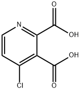 2,3-Pyridinedicarboxylic acid, 4-chloro- Struktur