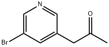 1-(5-Bromo-pyridin-3-yl)-propan-2-one Struktur