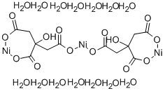 NICKEL(+2)CITRATE 14-WATER Struktur