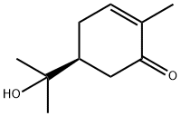 (S)-(+)-5-(1-HYDROXY-1-METHYLETHYL)-2-METHYL-2-CYCLOHEXEN-1-ONE Struktur