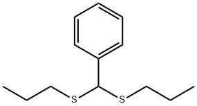 Bis(propylthio)methylbenzene Struktur