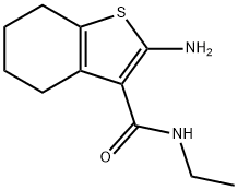 2-AMINO-N-ETHYL-4,5,6,7-TETRAHYDRO-1-BENZOTHIOPHENE-3-CARBOXAMIDE Struktur