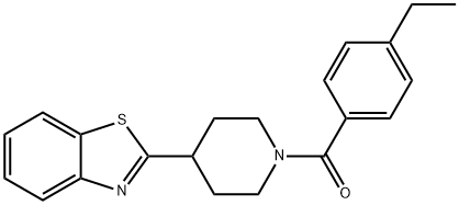 Piperidine, 4-(2-benzothiazolyl)-1-(4-ethylbenzoyl)- (9CI) Struktur