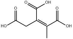 (Z)-but-2-ene-1,2,3-tricarboxylic acid Struktur