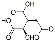 (1R,2S)-1-hydroxypropane-1,2,3-tricarboxylic acid Struktur