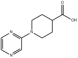 4-Piperidinecarboxylicacid,1-pyrazinyl-(9CI) Struktur