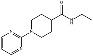 4-Piperidinecarboxamide,N-ethyl-1-(2-pyrimidinyl)-(9CI) Struktur