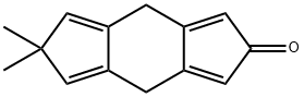 s-Indacen-2(4H)-one, 6,8-dihydro-6,6-dimethyl- (9CI) Struktur