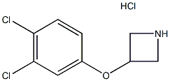 3-(3,4-DICHLOROPHENOXY)AZETIDINE HYDROCHLORIDE Struktur