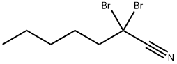 2,2-DIBROMOHEPTANITRILE Struktur