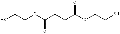 bis(2-mercaptoethyl) succinate Struktur