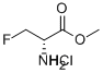 3-FLUORO-D-ALANINE METHYL ESTER, HYDROCHLORIDE Struktur