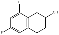 6,8-difluoro-1,2,3,4-tetrahydronaphthalen-2-ol Struktur