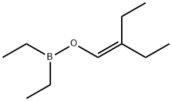 Diethyl(2-ethyl-1-butenyloxy)borane Struktur