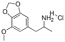 3-METHOXY-4,5-METHYLENEDIOXYAMPHETAMINE HYDROCHLORIDE Struktur